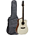 Violão Tagima Swell Deluxe Branco folk tampo sólido + bag luxo - Imagem 4