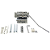 Kit Ponte Floyd Rose Flutuante C/ Lock Nut Cromada Pfr-Cr - Imagem 1