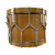 Alfaia Gope 18" Madeira Com Aro De Madeira Afinacao De Corda Bme18 - Imagem 1