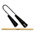 Agogo Duplo Gope Preto Profissional Com Baqueta 678 - Imagem 1