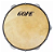 Pandeiro Gope 11'' corpo madeira Pele Animal 632pea - Imagem 2