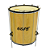 Surdo Gope Madeira Tripe 60cmx20" 10 Afin. Borb. 1 Pele Animal Bme6020pe - Imagem 1