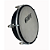 Tamborim Gope 6" Aço Pintado 6 Afin. Preto E Preto Pele Laminada 594lh - Imagem 1