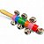 Chocalho Infantil Phx Mini Madeira G19-10 19cm com capa - Imagem 4