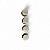 Knob guitarra Les Paul Sg preto c/ dourado kit 4 unidades 602 Ronsani - Imagem 3