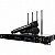 Microfone Dylan QS-10 Duplo de mão Rack True Diversity 100mt alcance - Imagem 2