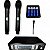 Microfone Dylan D-9000s Power duplo recarregável + 4 baterias lithium - Imagem 2