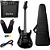 Kit Guitarra Tagima Rock In Rio Preta + cubo amplificador - Imagem 1