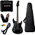 Kit Guitarra Tagima Rock In Rio Guitar Preta Amplificador Borne - Imagem 1