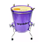 Surdo infantil Gope Gopinho Tripe 30cmx10" 4 Afin. Lilás Com Baqueta - Imagem 1