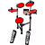 Bateria Eletrônica C.Ibanez Viper Fun ED0 - Imagem 1
