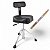 Kit Banco de bateria com encosto Selim pneumático Dreamer SG5BT + Baqueta 7A Hickory - Imagem 1