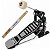 Kit Pedal Bumbo X-Pro By C.Ibanez PD STD + Baqueta 7A Hickory - Imagem 1