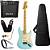 Kit Guitarra Phx St-2 Stratocaster Daphne Blue Azul + Amplificador - Imagem 1