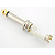 Plug P10 profissional Datalink com mola DLK mono ponta dourada - Imagem 2