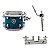 Tom 8 Nagano Wst8 bls Azul 8x7 c/ Clamp e Holder - Imagem 2