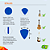 Palheta Bori 0,73mm nylon leve cavaco banjo violão - Imagem 2