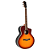 Violão Tagima Halifax CB Cherry Burst tampo sólido cap Fishman nut osso - Imagem 4