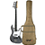 Baixo Seizi Fun Jazu (Jb) 4 Space Grey Sparkle Prata - Imagem 1
