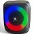 Caixa De Som Custom Sound Club Box 100 Csbt 6 Com Luz e bateria - Imagem 1