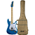 Kit Guitarra Seizi Fun Katana Musashi Hss Royal Blue Sparkle Azul Amplificador - Imagem 4