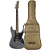 Guitarra Seizi Fun Katana Musashi HSS Space Grey Sparkle Escudo Preto - Imagem 1