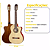 Violão Eagle Ch800 NT Natural Nylon Cutaway Elétrico - Imagem 5