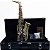Saxofone Alto Eagle Mib Sa 500ln Laqueado dourado com chaves niqueladas - Imagem 2