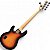 Baixo Tagima TBM5 Sunburst Ativo 5 Cordas escala escura escudo branco - Imagem 6