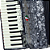 Acordeon Cadenza 80 baixos 37 teclas Gr Cinza Perola CD80/37 - Imagem 3