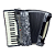 Acordeon Cadenza 80 baixos 37 teclas Gr Cinza Perola CD80/37 - Imagem 1
