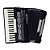 Acordeon Cadenza 80 baixos 37 teclas Bk Preto CD80/37 - Imagem 1