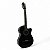 Violão Tonante Eletro-Acústico Lorenzzo 39 Slim Cutaway Nylon Preto - Imagem 1