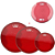 Kit Peles Luen 10, 12 e 16 Duo Lub Clear + 14 One Custom Vermelhas - Imagem 1