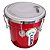 Repique De Mao Luen 30x11" Colorsteel Vermelho 6 Afin Ferr Cromada Pele Master Sparkle 91009VM - Imagem 1