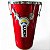 Rebolo Luen Conico 45x11 Serie Colorsteel Vermelho Ferr Class Preto Pele Animal 49073VM - Imagem 1