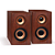 Toca Discos Vinil Lp Vintage Marrom 2 Caixas De Som Bluetooth Grava Usb - Imagem 4