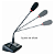 Microfone Ksr Gooseneck Sem Fio Duplo Pro Km-02c 96 Canais KML05 - Imagem 4