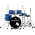 Bateria Nagano Garage Fusion 20 Bumbo 20 NBS New Blues Azul - Imagem 1
