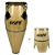 Kit Atabaque Gope Tonel 80 Cm X 9 Le 4 Tirantes 706 + Suporte - Imagem 1
