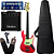 Kit Baixo Tagima Memphis MB50 FRS Vermelho 4 cordas Amplificador Pedaleira e acessórios - Imagem 1