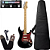 Kit Guitarra Tagima Tg530 Preto + Pedaleira e acessórios - Imagem 1
