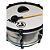 Zabumba Luen 20x18 Inox Escovado Aro Chapa Preto Pele Leitosa 08 Afin - Imagem 4