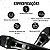 Microfone Dylan sem fio DW-902 Power Uhf Recarregável Preto - Imagem 2