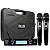 Microfone Dylan sem fio DW-902 Power Uhf Recarregável Preto - Imagem 1