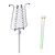 Lira 8 teclas Profissional (30 mm) Do5/C5 a Do6/C6 - Diatonica P0120 Vibratom + baquetas - Imagem 1