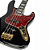 Baixo Benson Hardy 4c preto dourado Jazz Bass Alder nut osso - Imagem 5