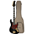 Baixo Benson Hardy 4c preto dourado Jazz Bass Alder nut osso - Imagem 1