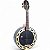 Banjo Marquês Baj224 Eletroacústico Passivo Ouro Preto C/ Aro Dourado BAJ-224BKSEL - Imagem 1