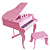 Piano Infantil Custom Kids 30 teclas Rosa CKPI 30-PK - Imagem 2